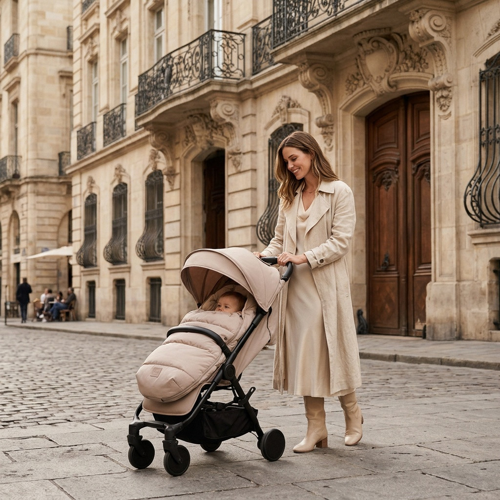 ELODIE DETAILS Fusak Lux Wool & Down Tender Taupe