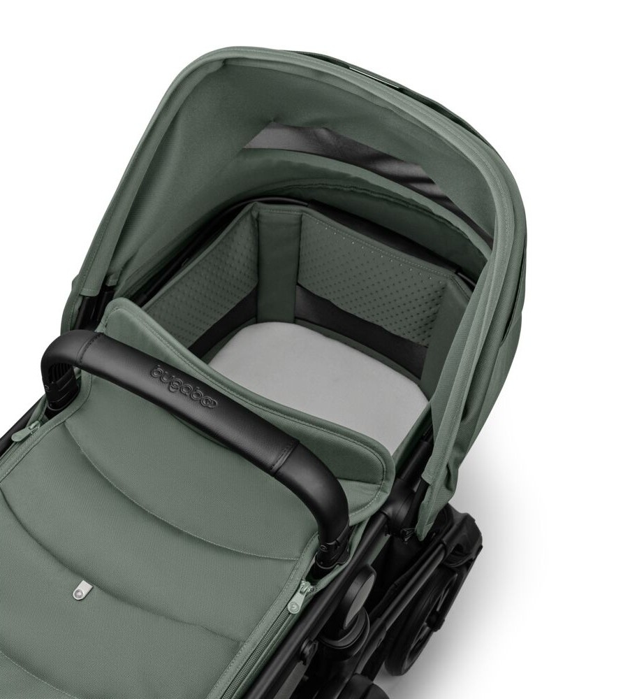 BUGABOO Fox5 Renew Kompletní kočárek + Novorozenecké lůžko Black/Forest Green