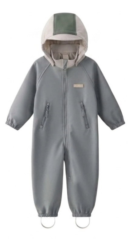 LEOKID Softshellová kombinéza Lilo Limestone