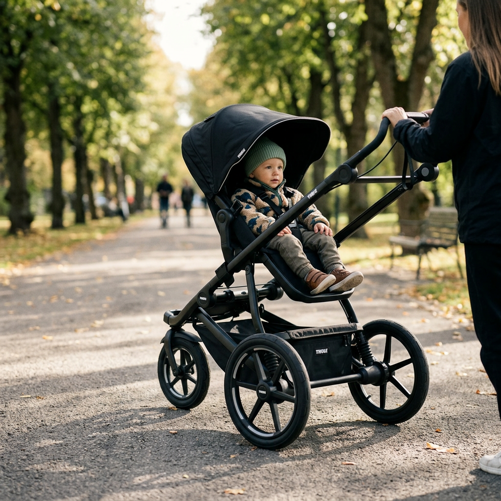 THULE Urban Glide 3 Kočárek od narození Set F - Tinted Taupe