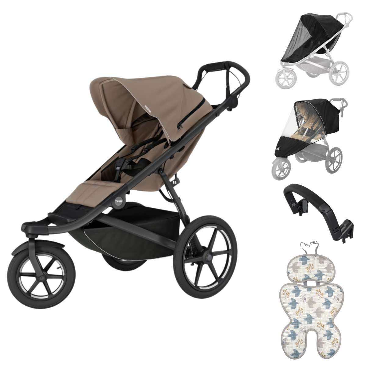 THULE Urban Glide 3 Sportovní kočárek s příslušenstvím C - Tinted Taupe