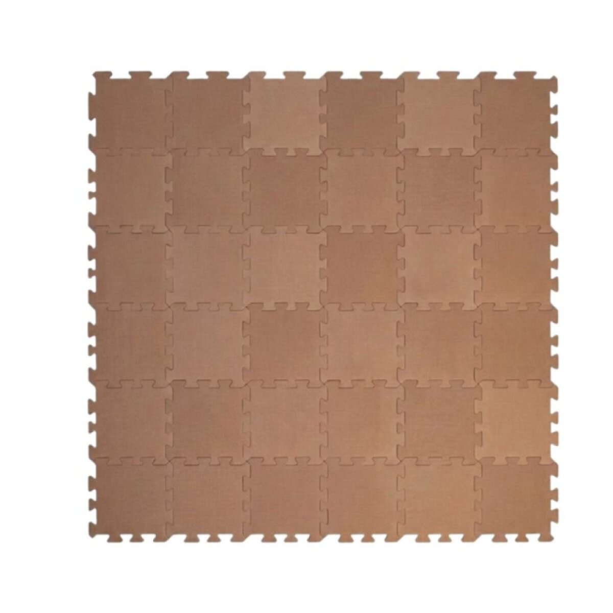 NIDO NIDO Pěnová hrací podložka Puzzle 36 ks 180 x 180 cm Caramel
