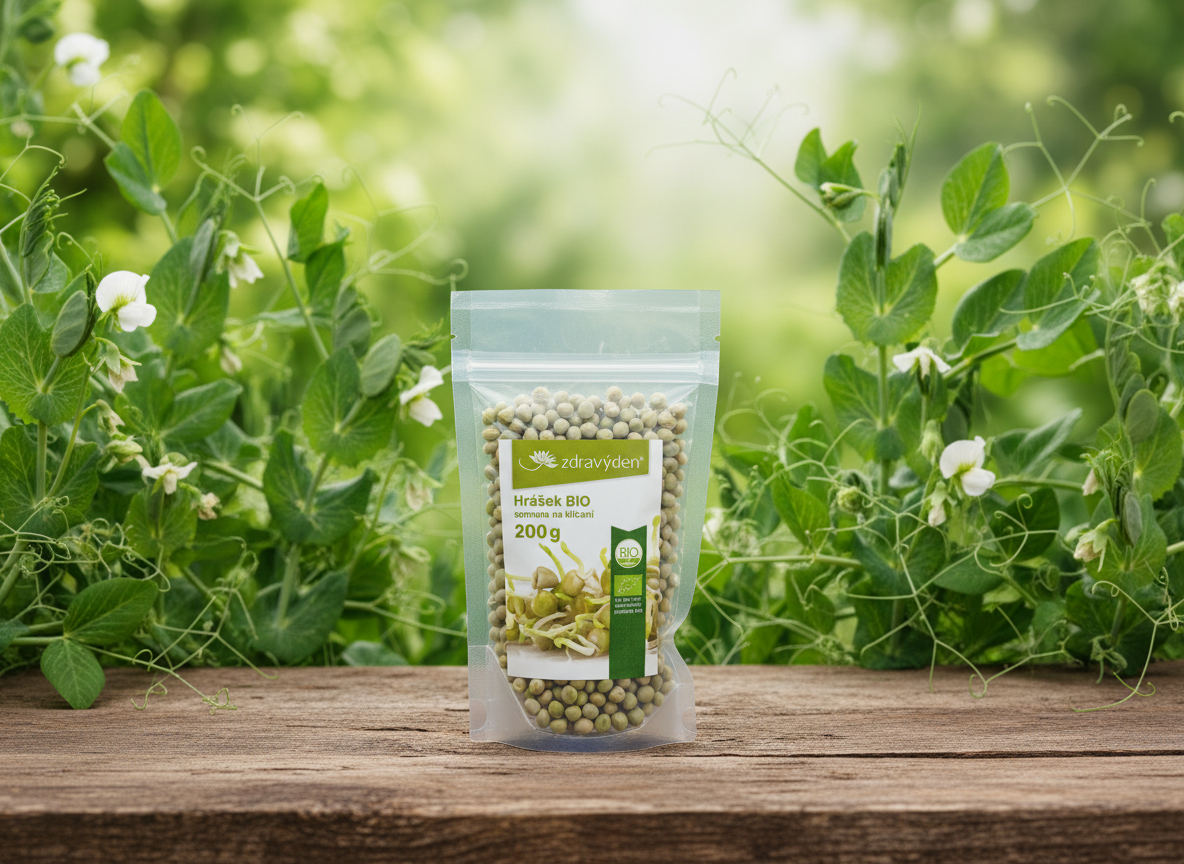 Hrášek BIO - semena na klíčení 200g