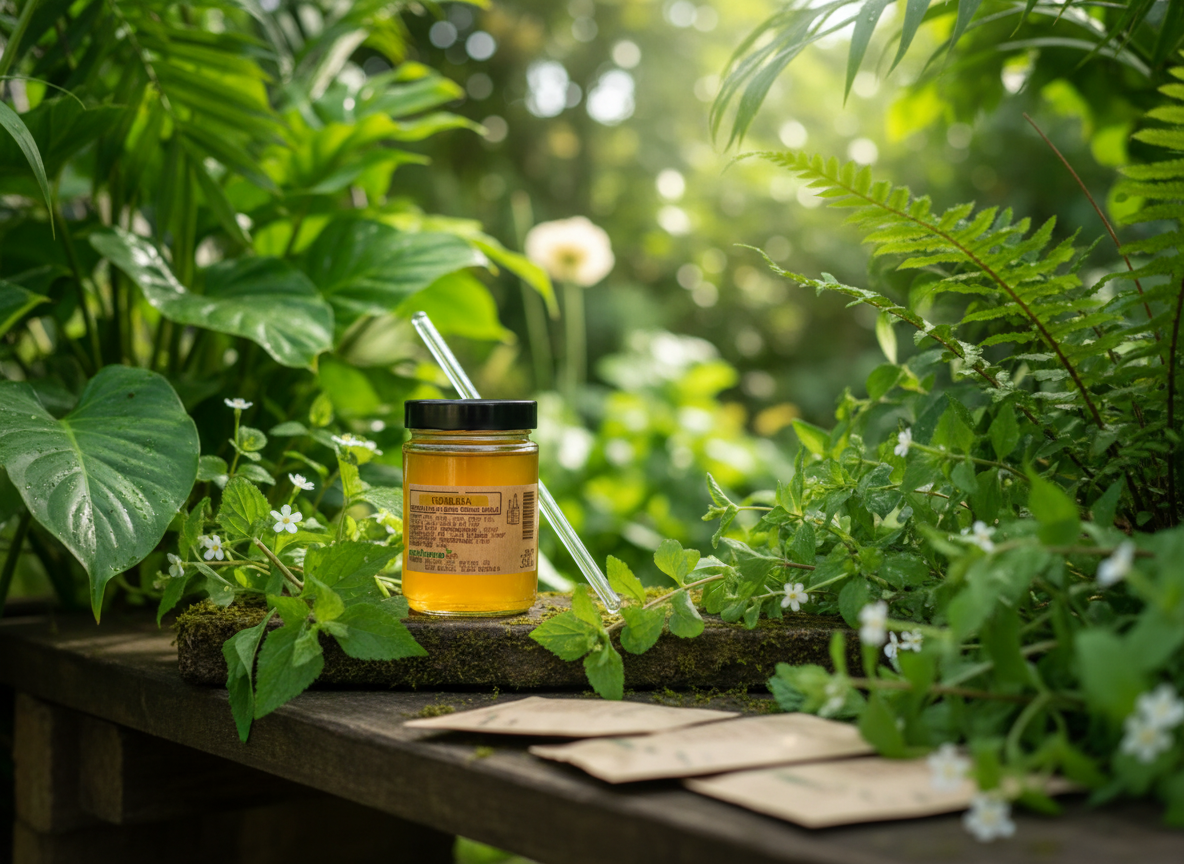 Česká kombucha houba SCOBY a velká násada 6 cm včetně 300 ml nálevu
