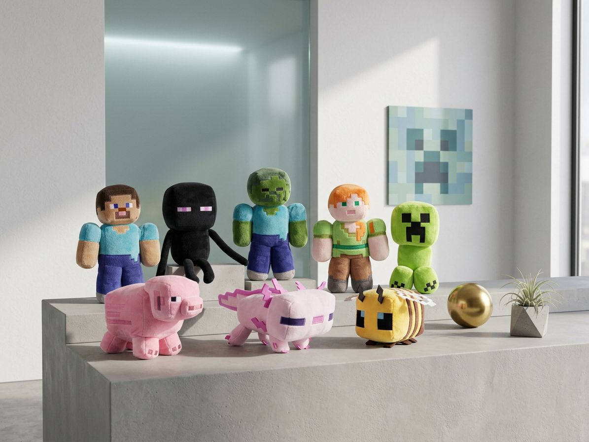 Plyšák Minecraft, 17-34 cm