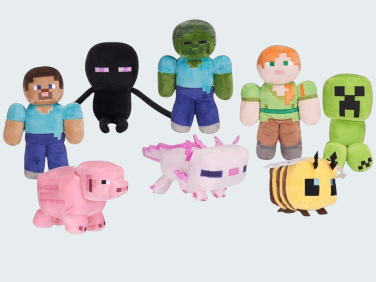 Plyšák Minecraft, 17-34 cm