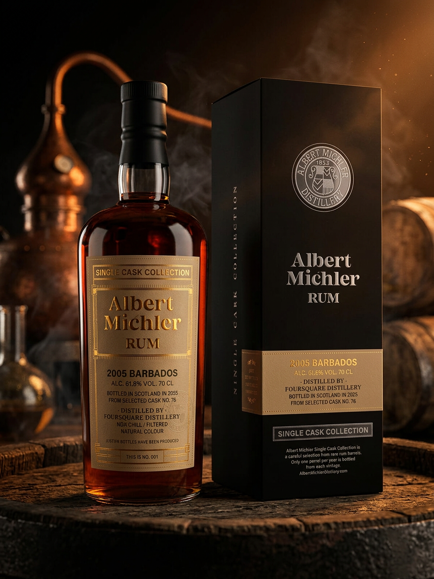 Albert Michler Single Cask Barbados 2005 61,8% 0,7l
