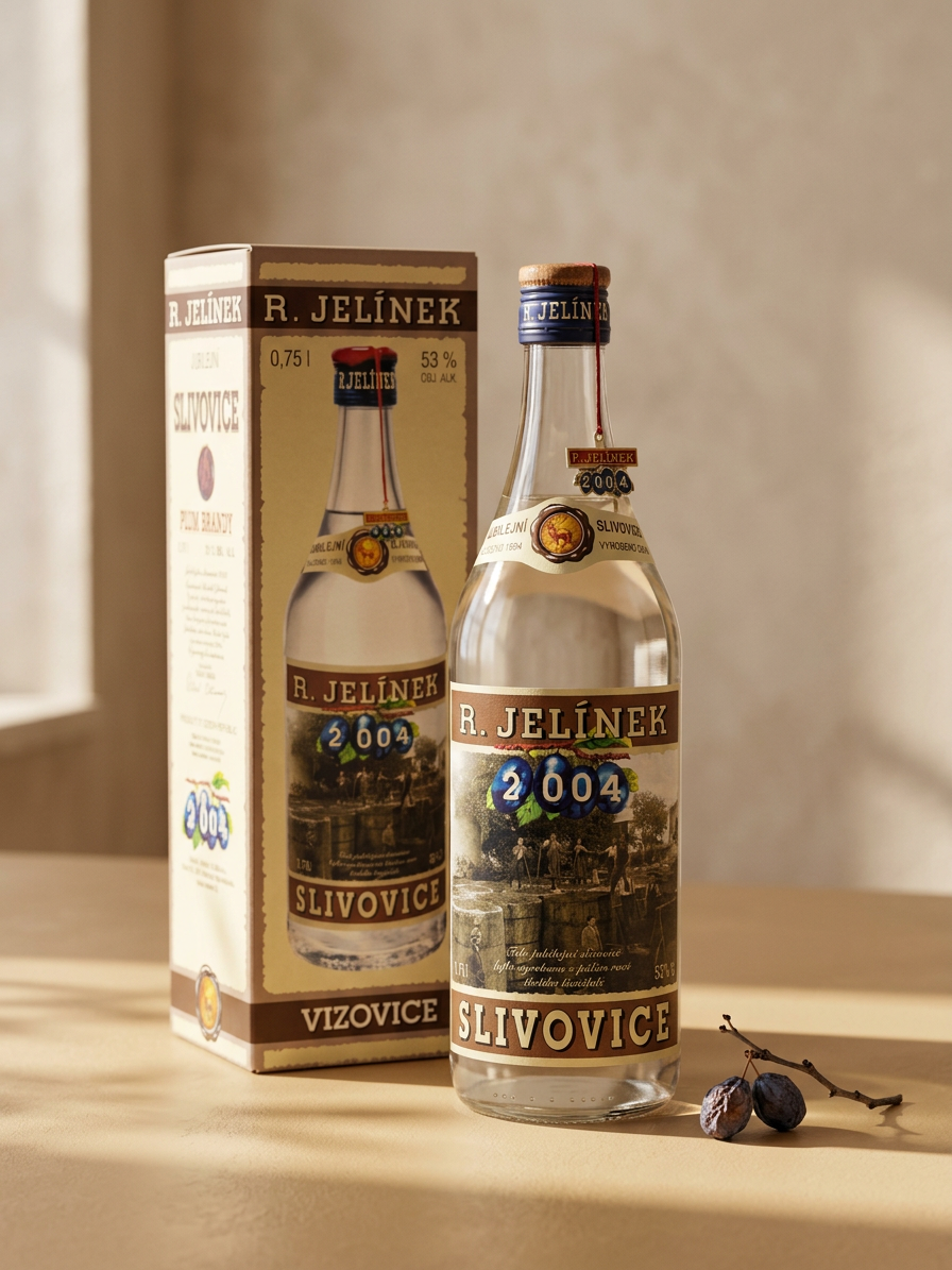 Jubilejní slivovice 2004 53% 0,75l