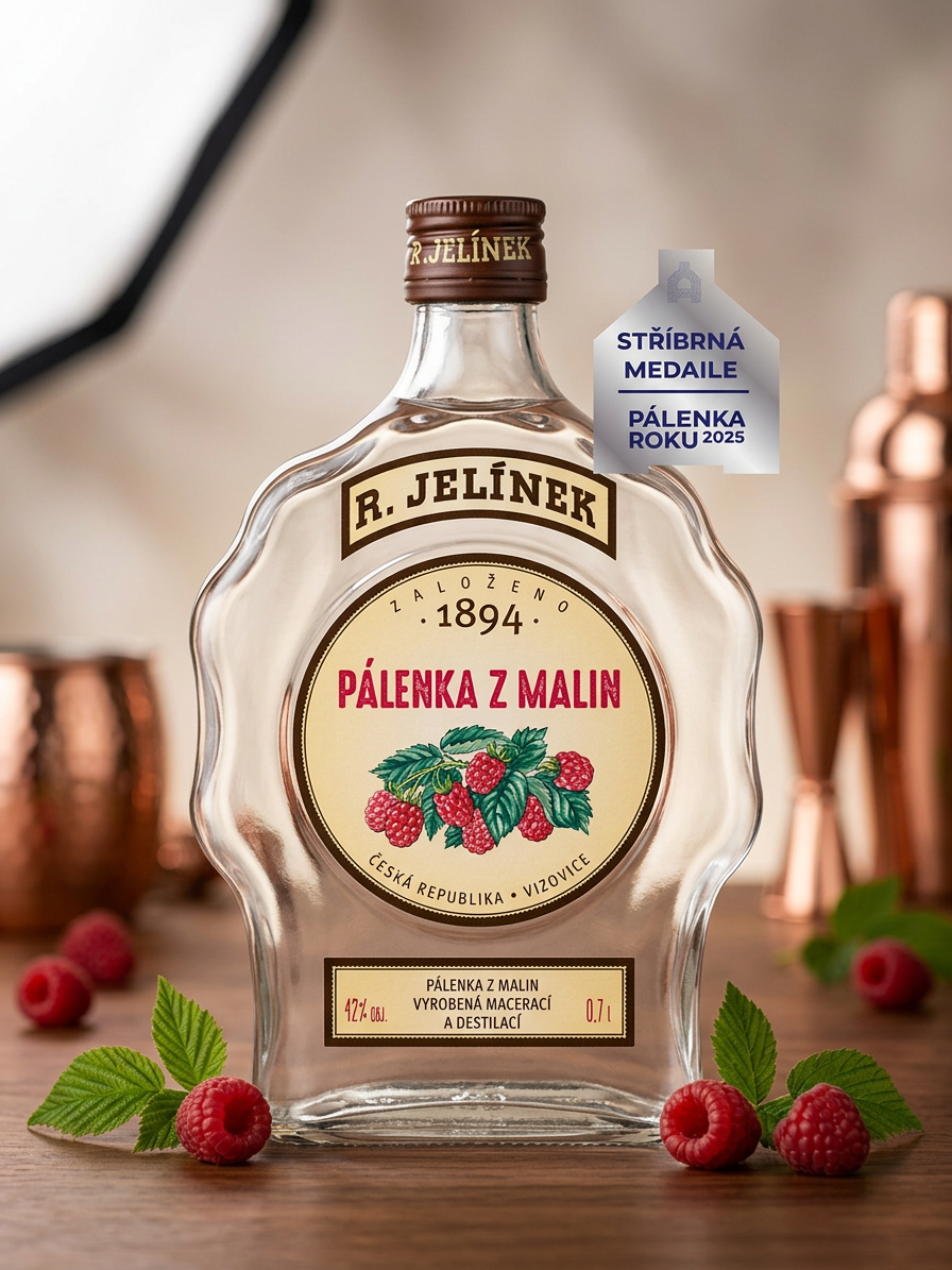 Pálenka z malin 42% 0,7l