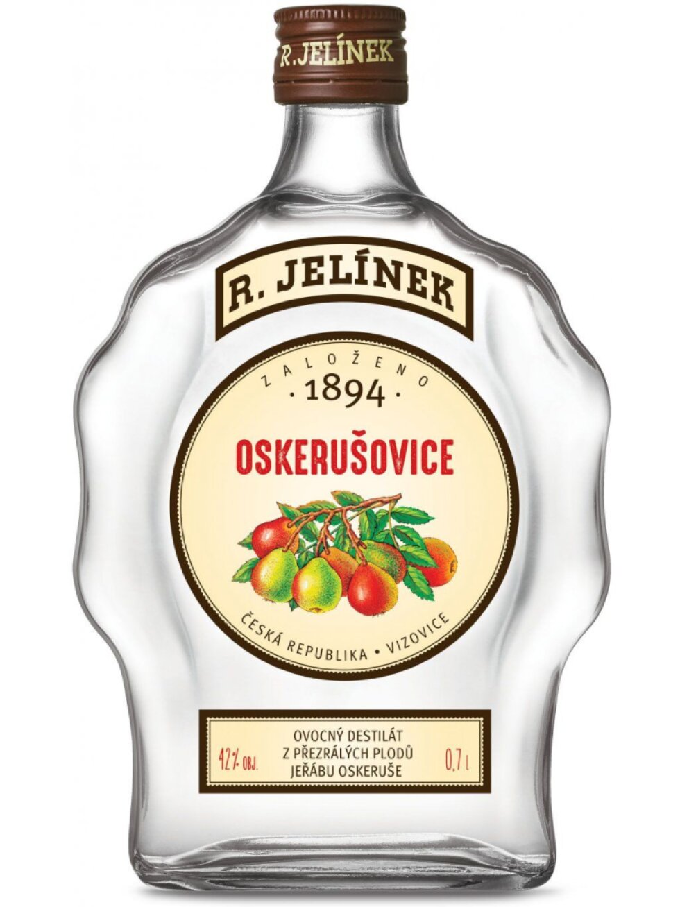 Oskerušovice 42% 0,7l