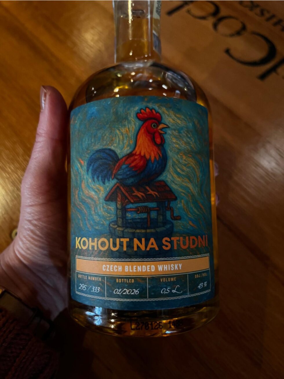 Kohout na studni 43% 0,5l