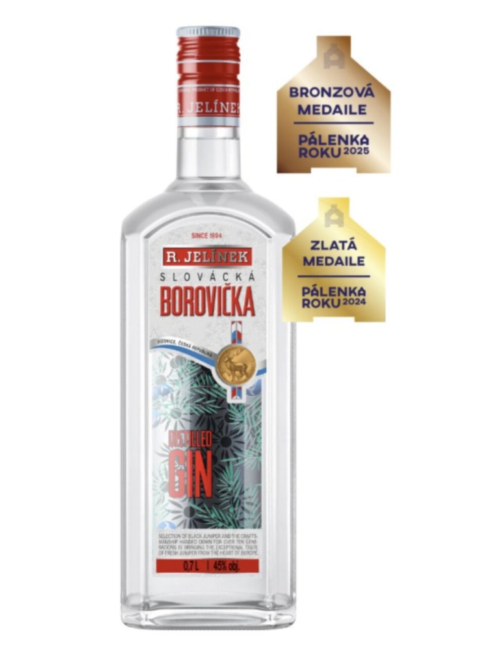 Slovácká borovička 45% 0,7l