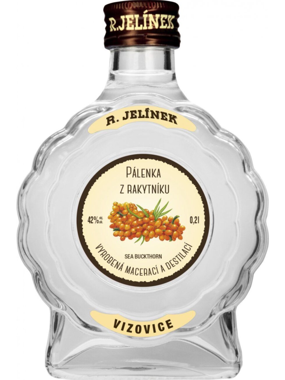 Pálenka z rakytníku 42% 0,2l