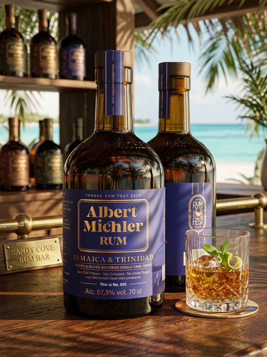 Albert Michler Trnava Rum Fest Jamaica & Trinidad 2014 57,3% 0,7l