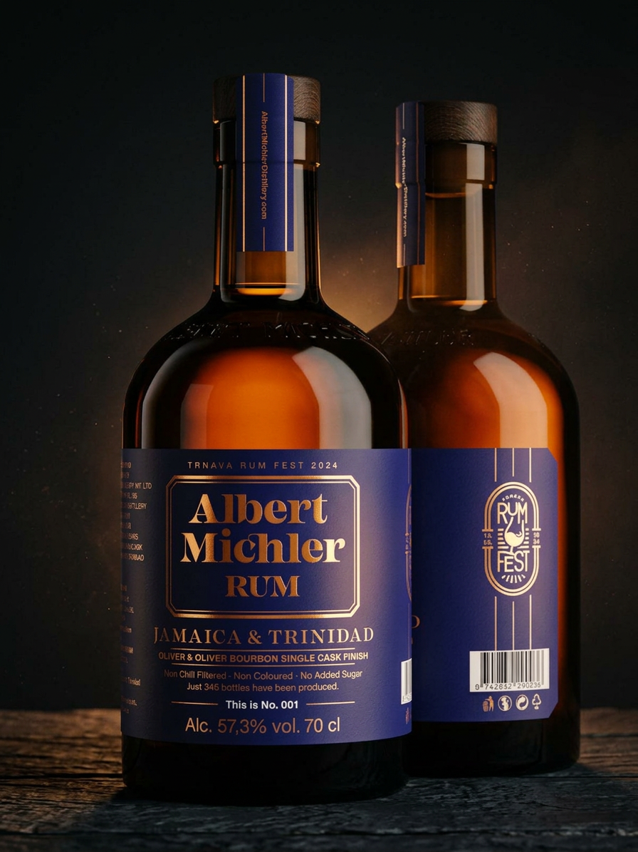 Albert Michler Trnava Rum Fest Jamaica & Trinidad 2014 57,3% 0,7l