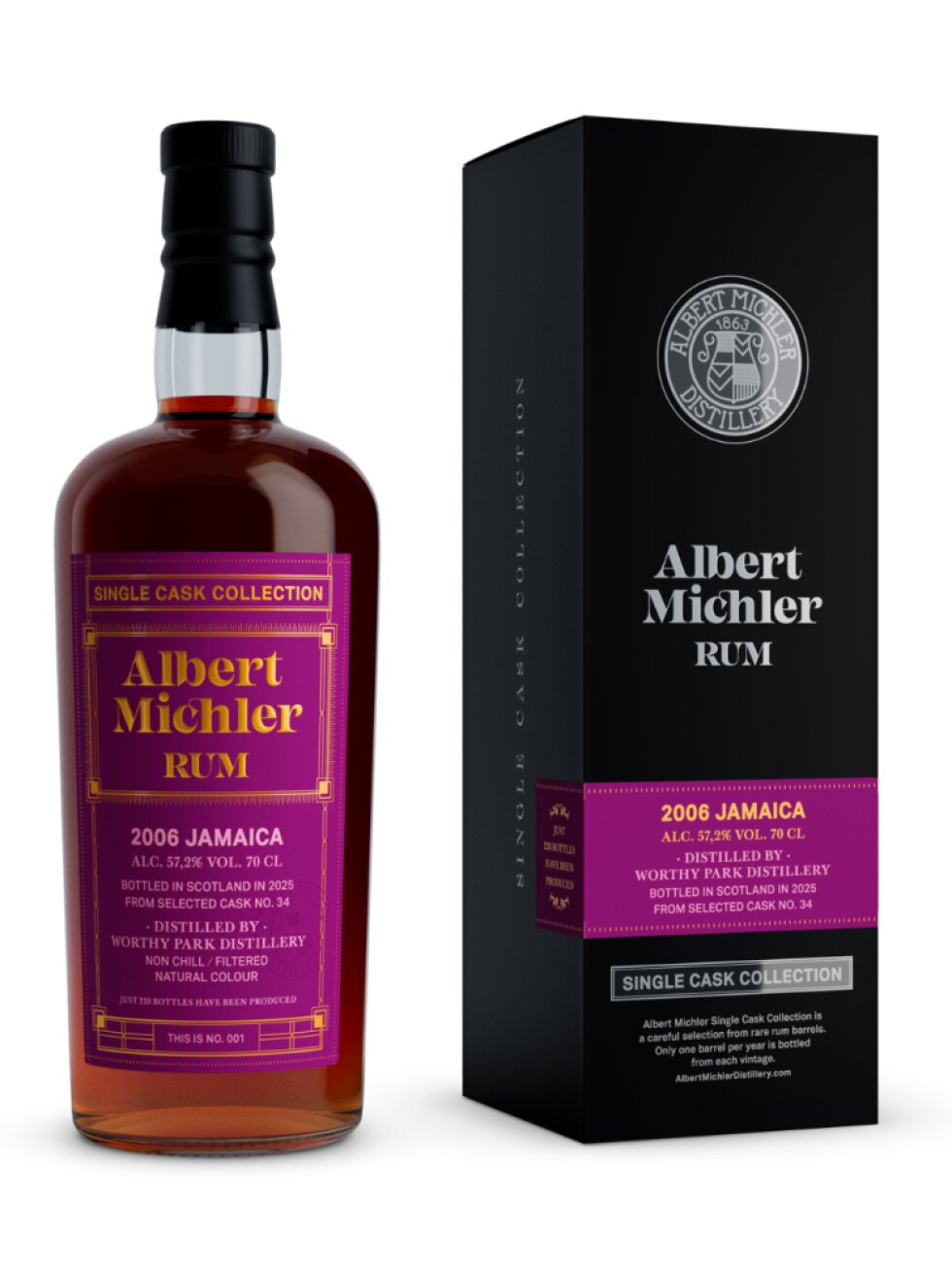 Albert Michler Single Cask Jamaica 2006 57,2% 0,7l