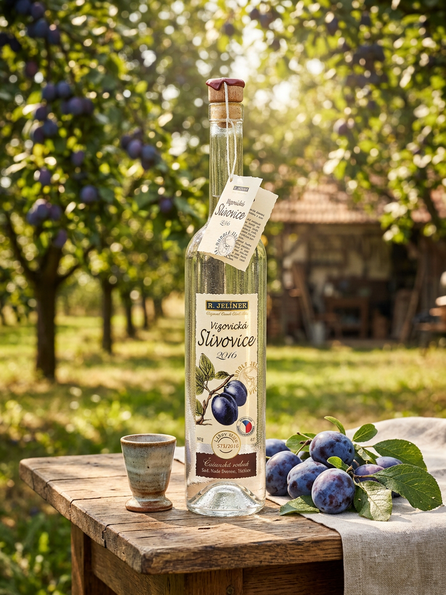 Vizovická slivovice 2016 Čačanská rodná 50% 0,7l