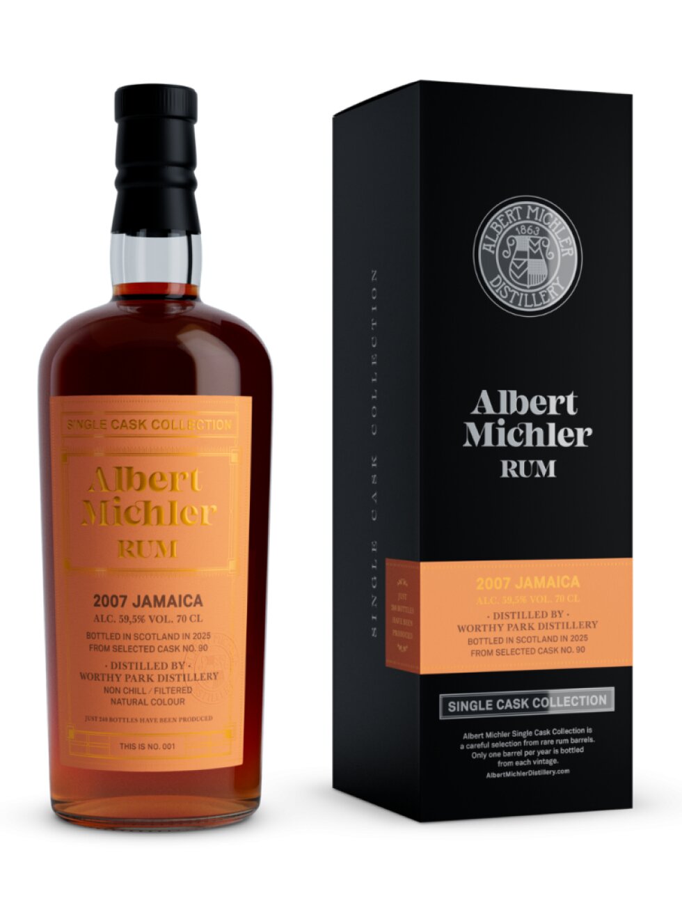 Albert Michler Single Cask Jamaica 2007 59,5% 0,7l