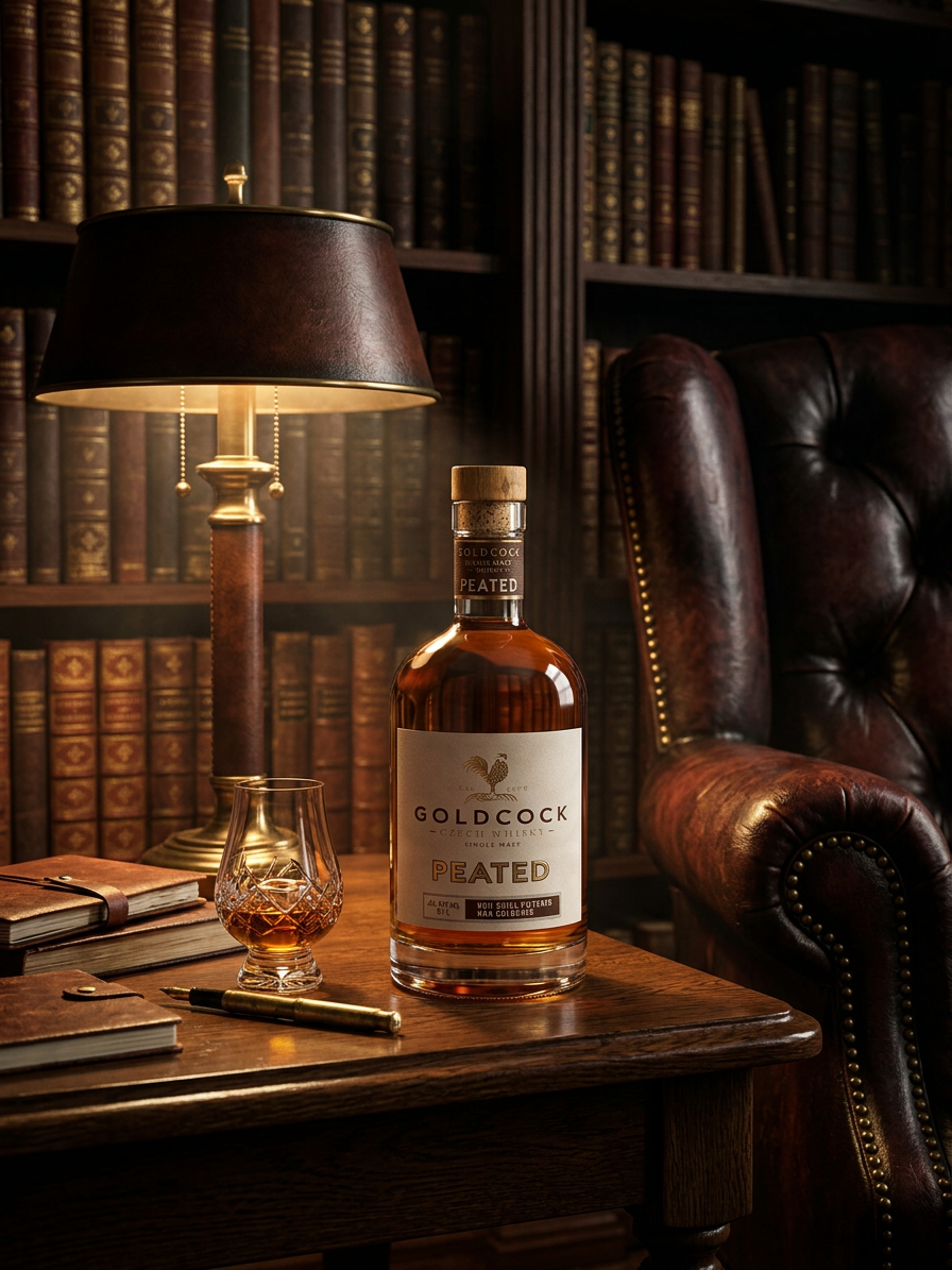 GOLDCOCK Peated Single Malt 45% 0,7l