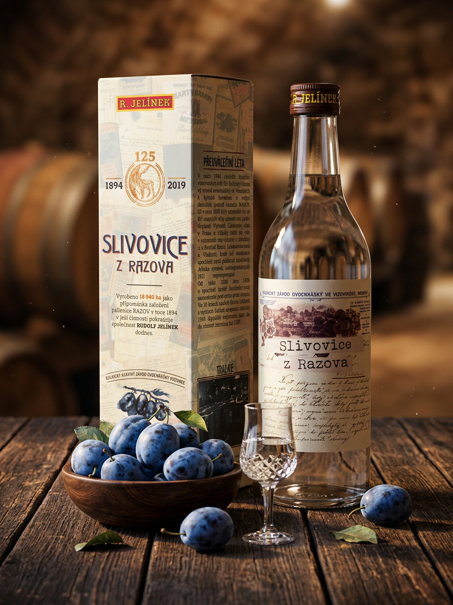 Slivovice z Razova 50% 0,35l