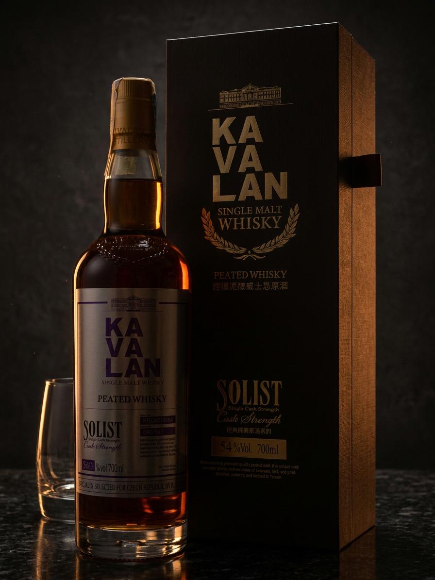 Kavalan Peated Single Cask 54% 0,7l