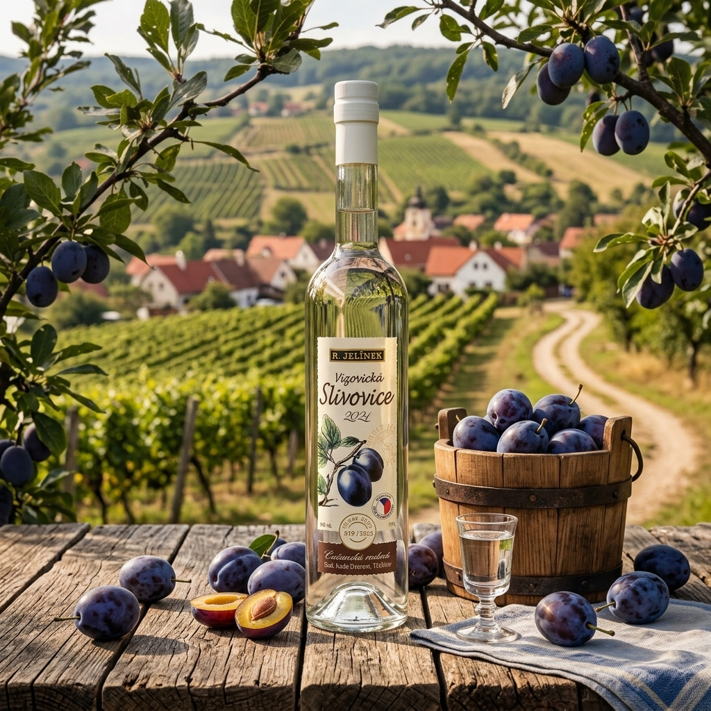 Vizovická slivovice 2021 Čačanská rodná 50% 0,7l