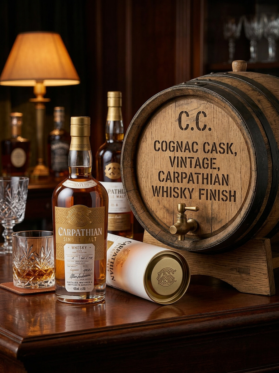 CARPATHIAN Single Malt Cognac Cask 40% 0,7l