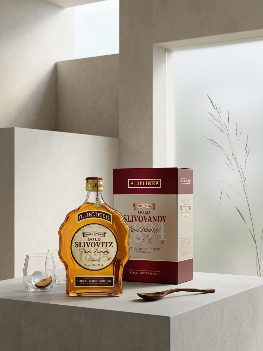 Gold Slivovitz kosher 10yo 50% 0,7l