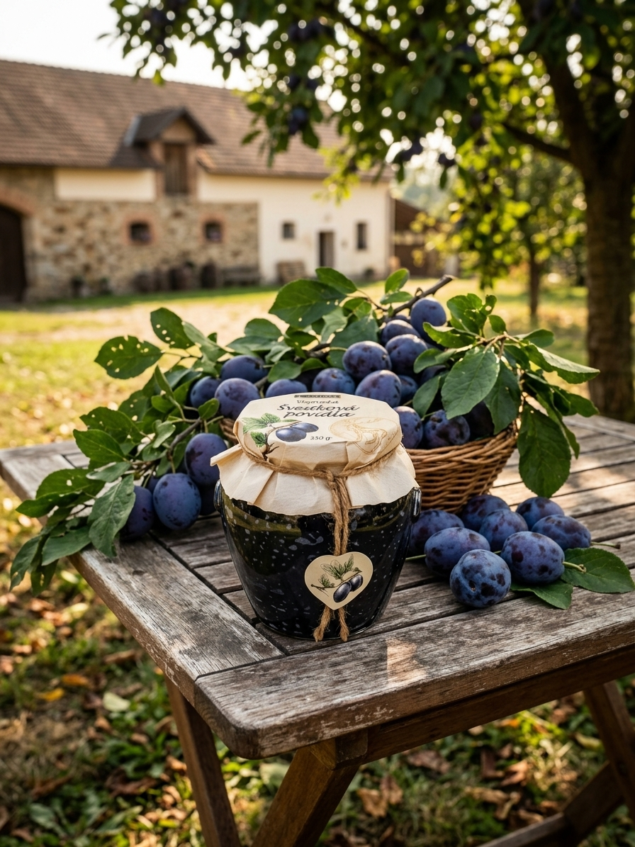 Vizovická švestková povidla 350g