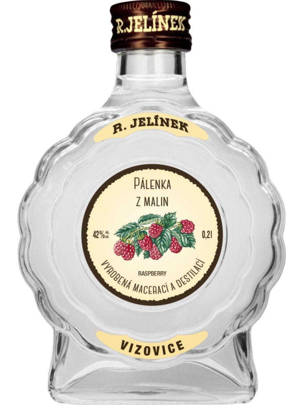 Pálenka z malin 42% 0,2l