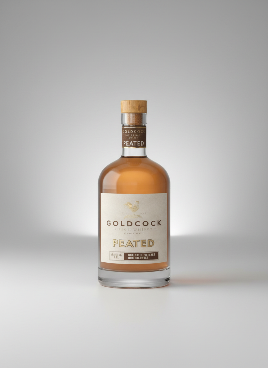 GOLDCOCK Peated Single Malt 45% 0,7l