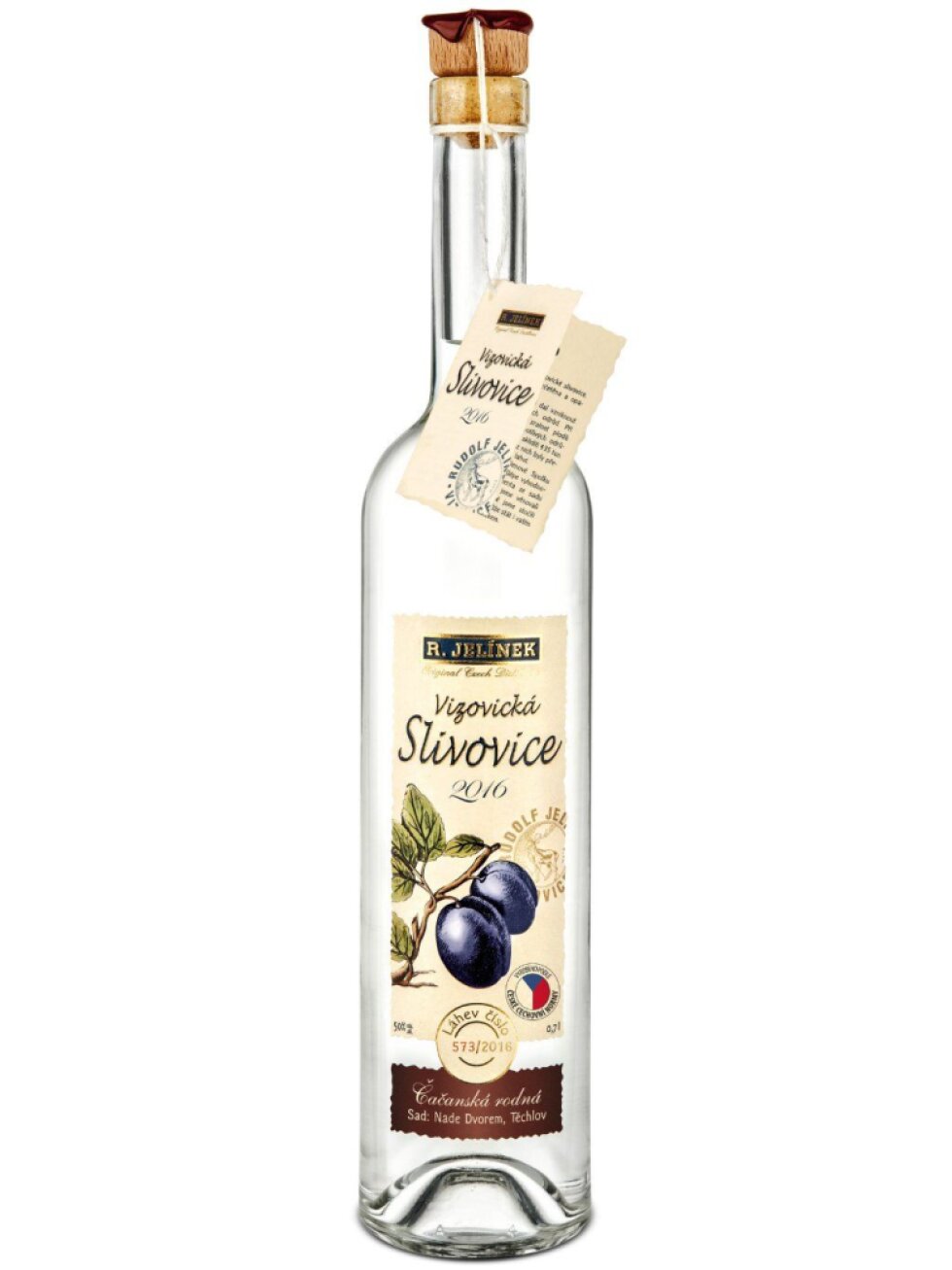 Vizovická slivovice 2016 Čačanská rodná 50% 0,7l