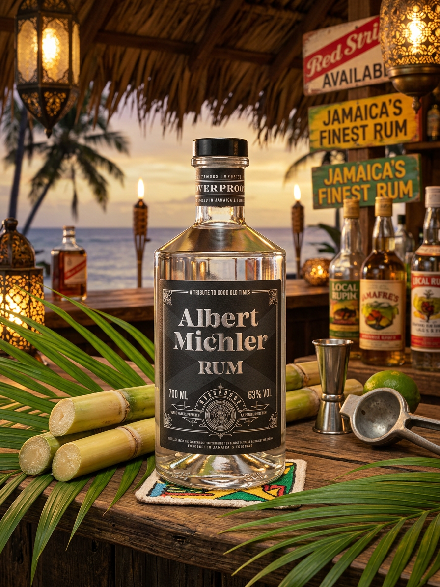 Albert Michler Rum Overproof 63% 0,7l
