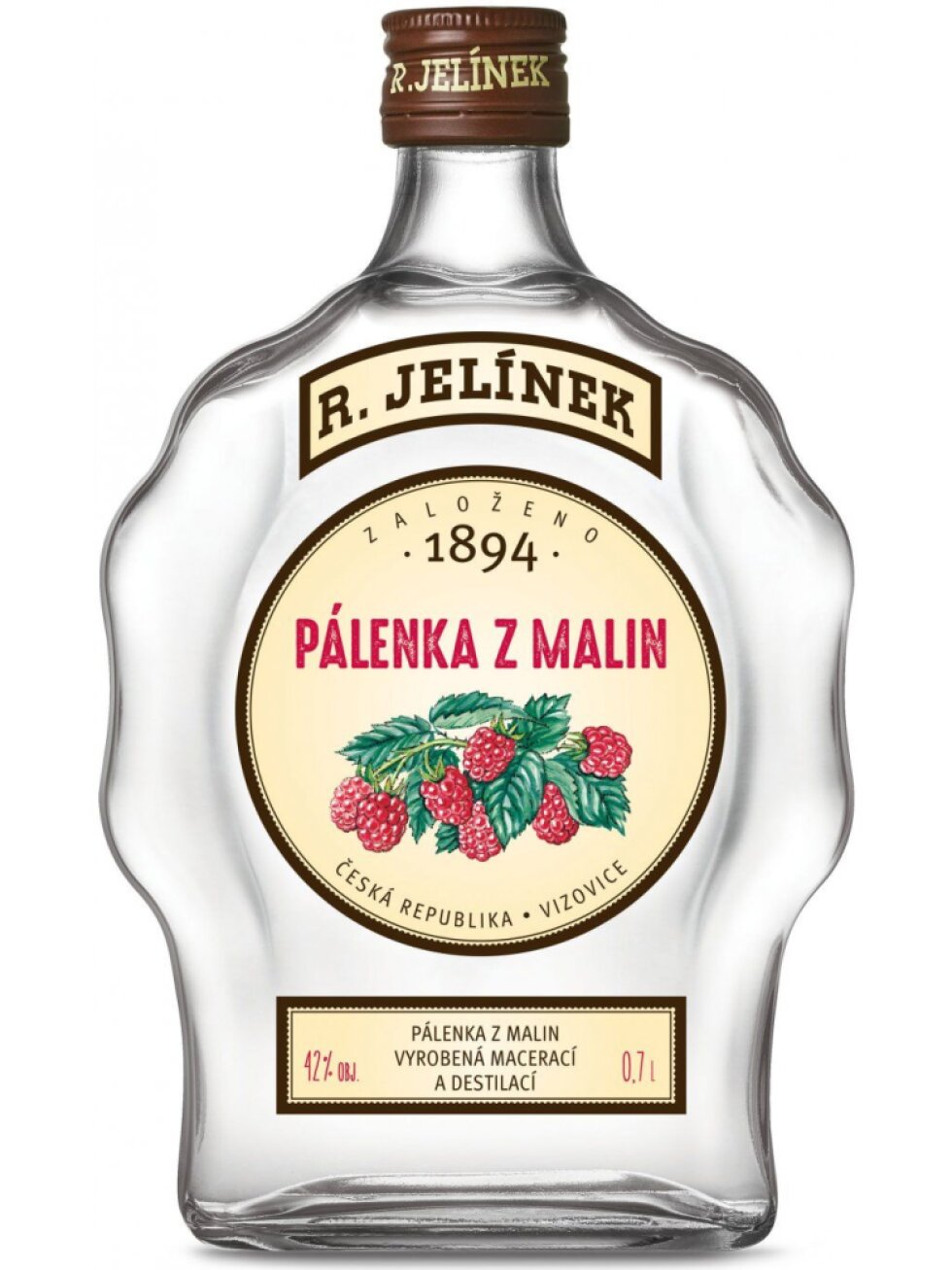 Pálenka z malin 42% 0,7l