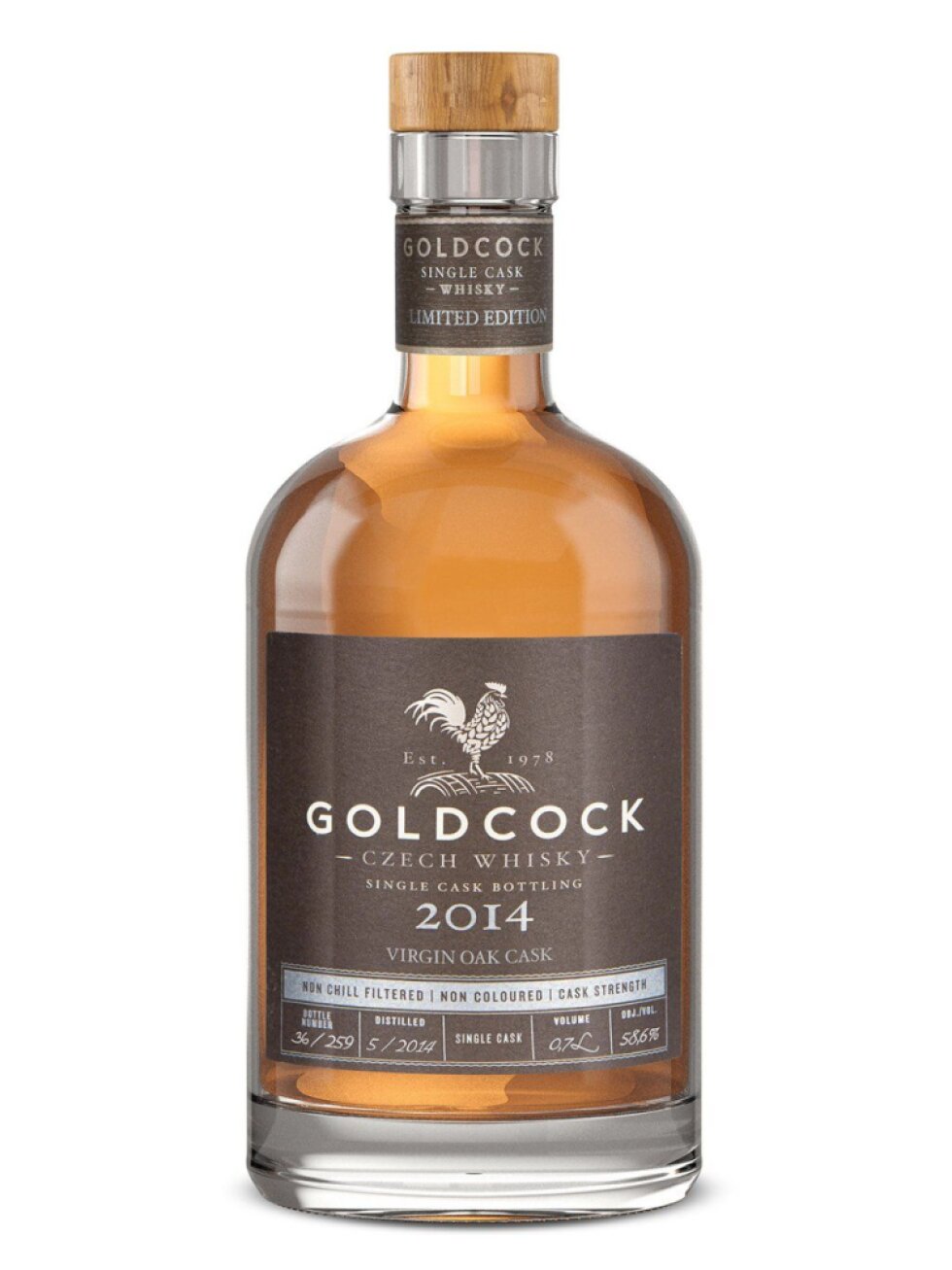 GOLDCOCK 2014 Virgin Oak Cask 58,6% 0,7l