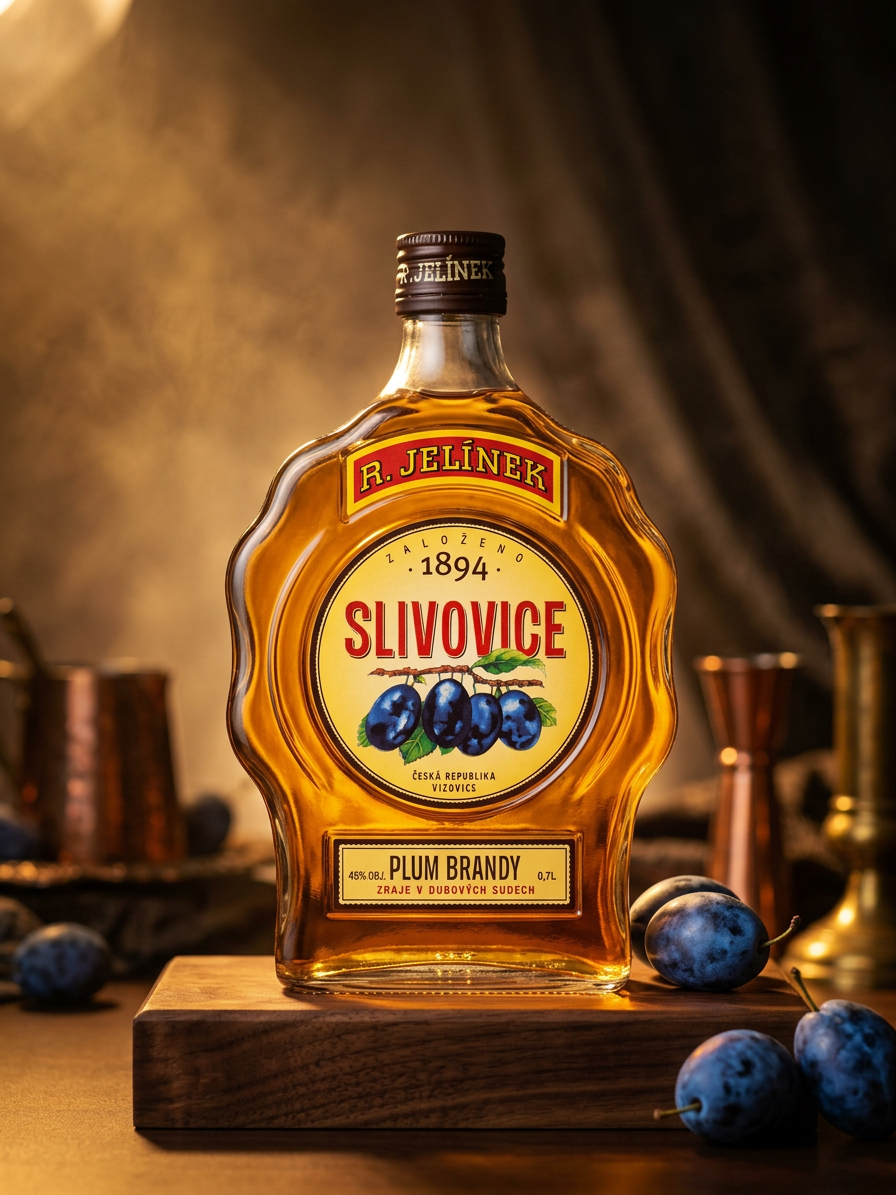 Slivovice R. JELÍNEK zlatá 45% 0,7l