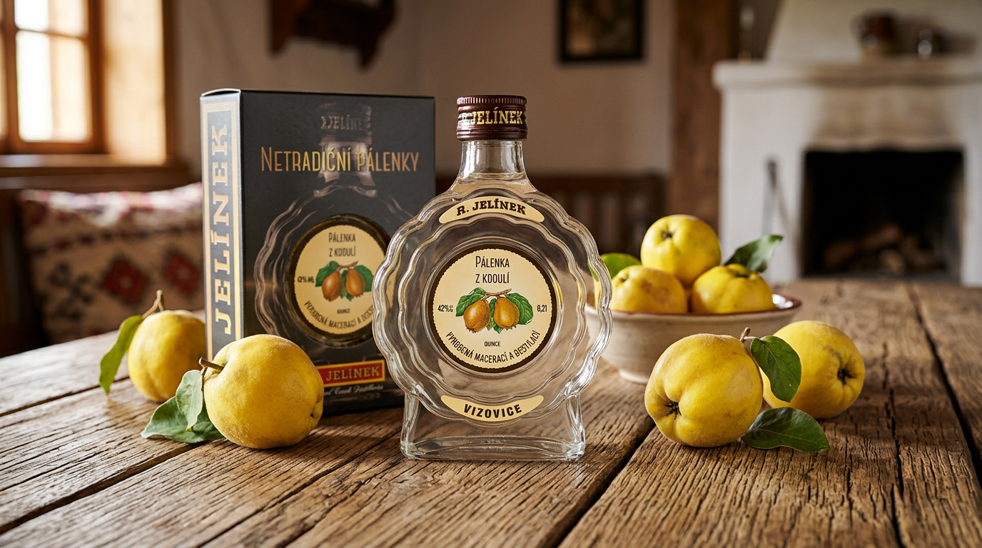Pálenka z kdoulí 42% 0,2l