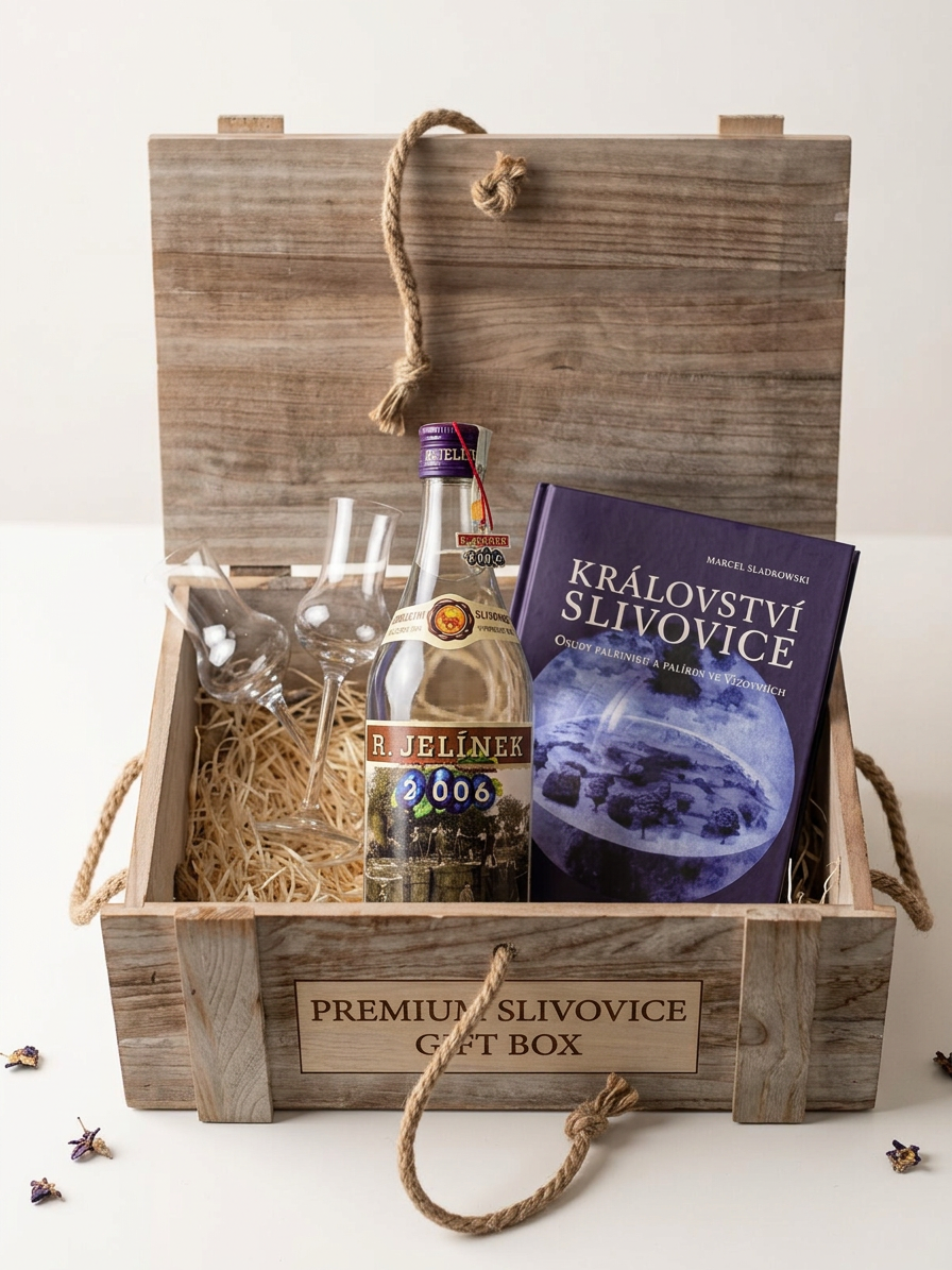 Jubilejní slivovice 2006 53% 0,75l box
