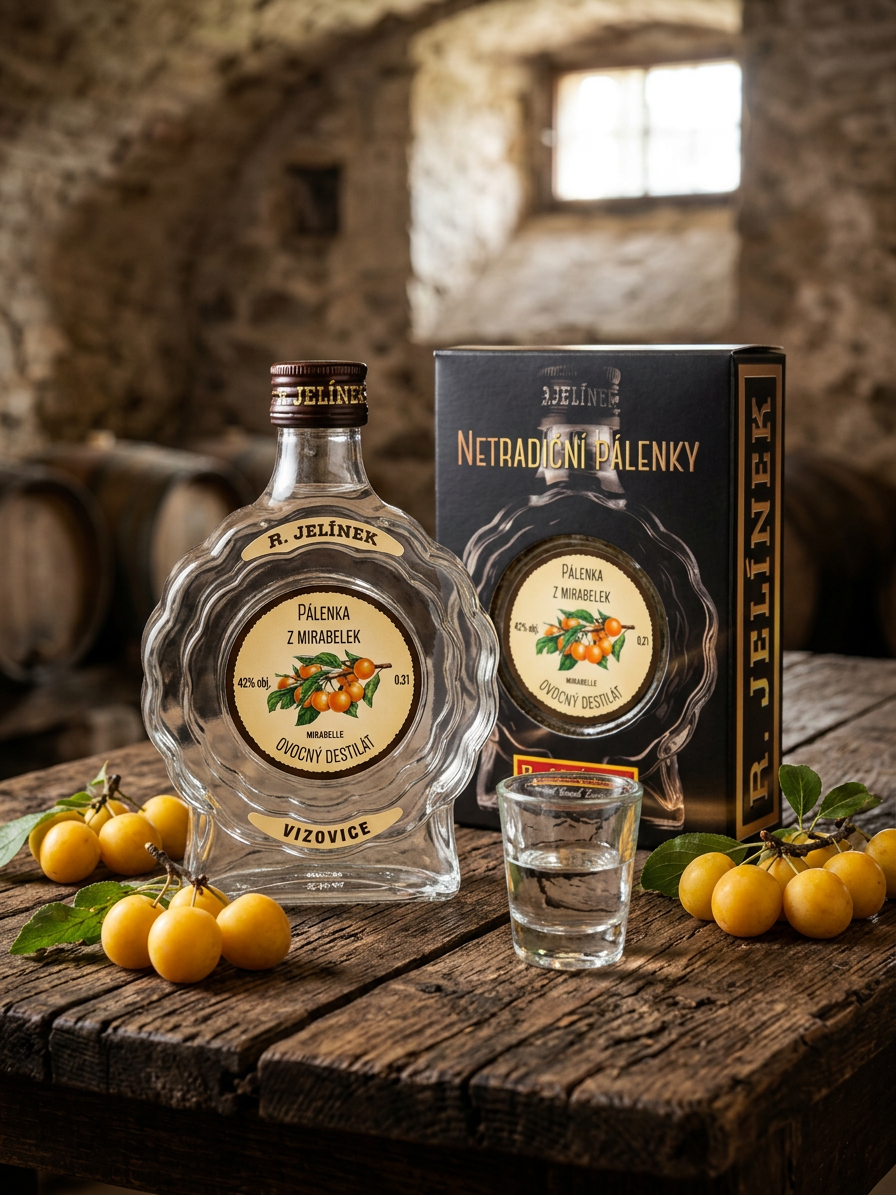 Pálenka z mirabelek 42% 0,2l
