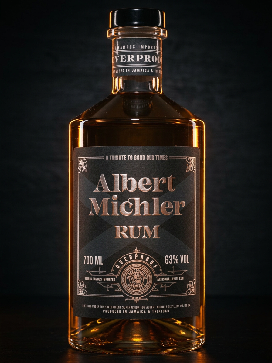 Albert Michler Rum Overproof 63% 0,7l