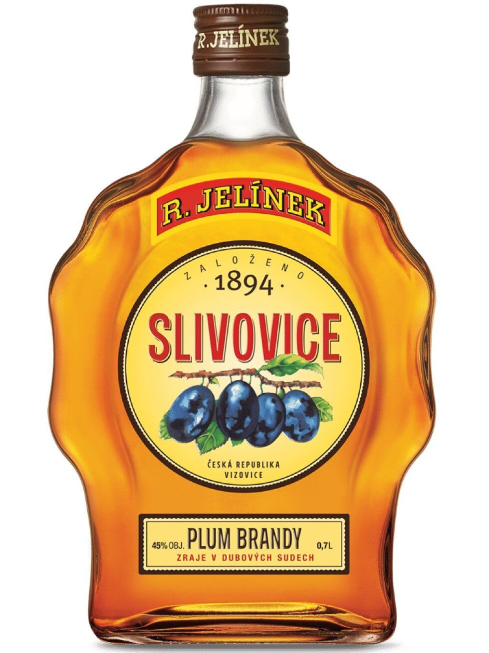 Slivovice R. JELÍNEK zlatá 45% 0,7l