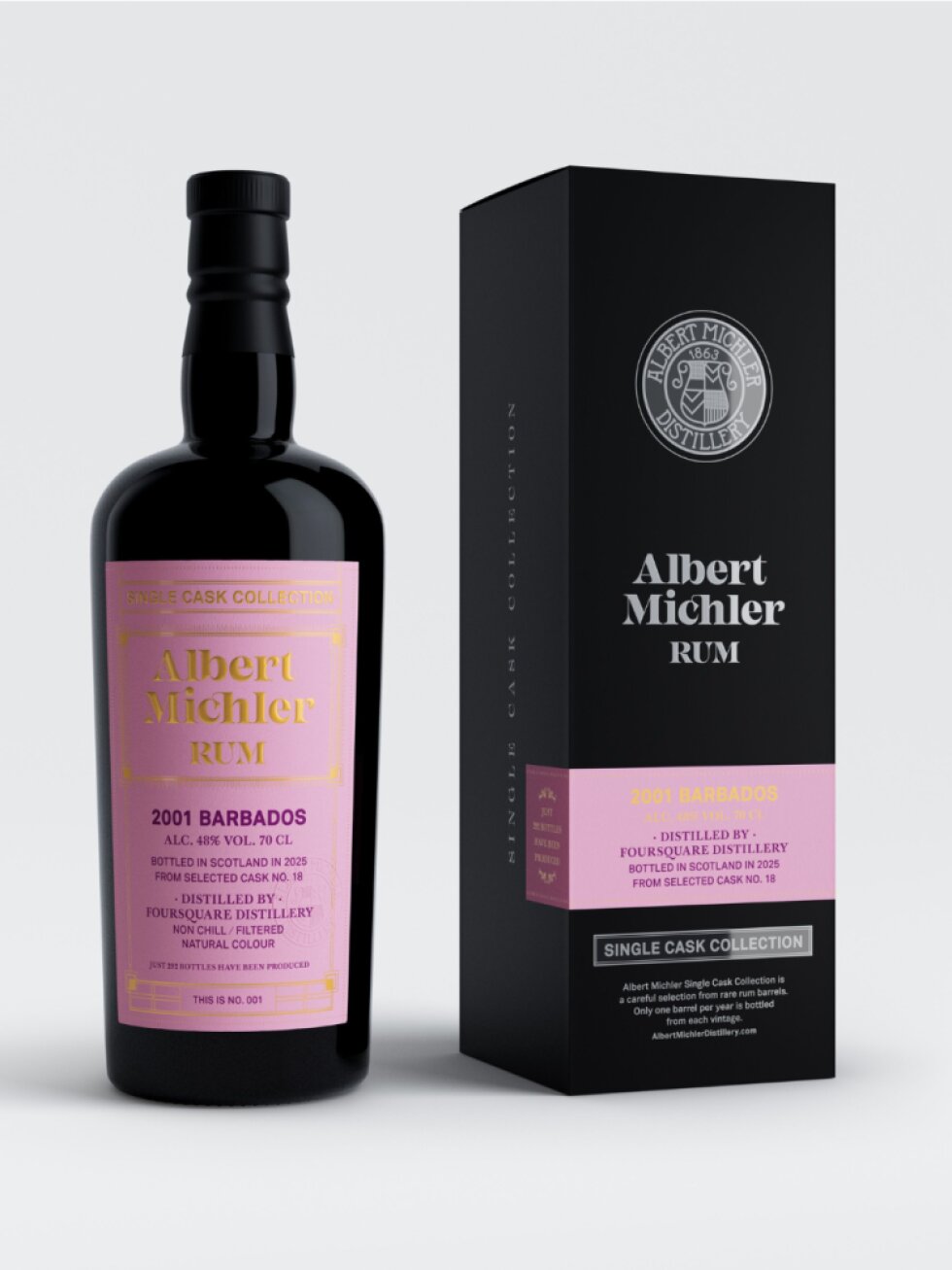 Albert Michler Single Cask Barbados 2001 48% 0,7l