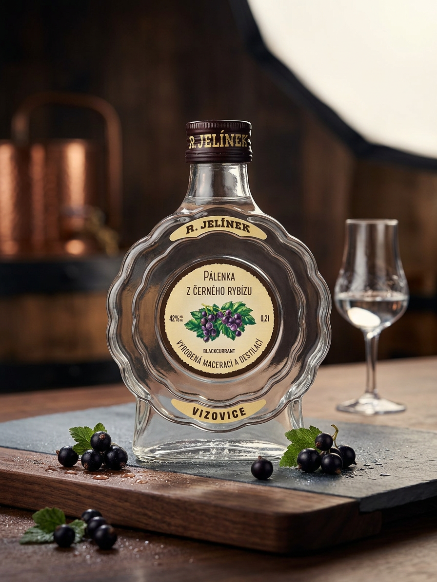 Pálenka z černého rybízu 42% 0,2l