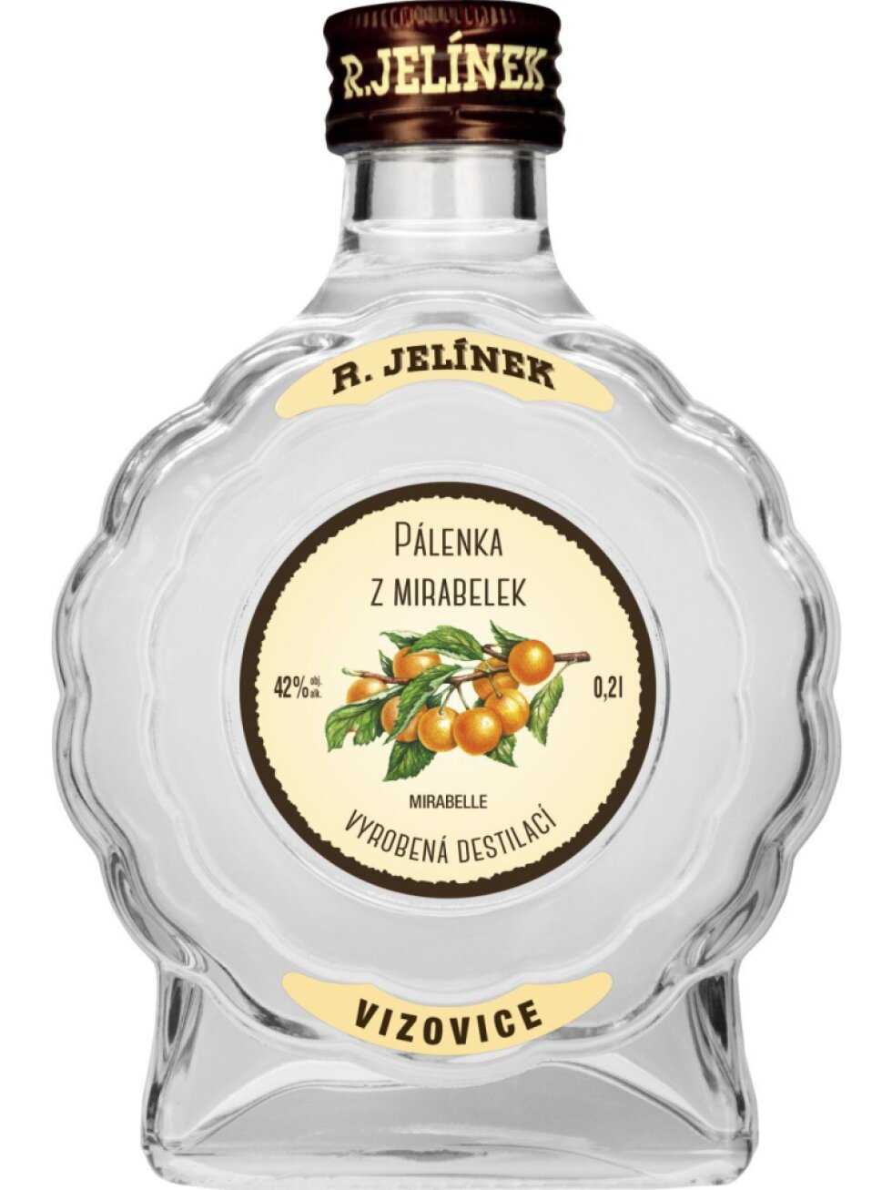 Pálenka z mirabelek 42% 0,2l