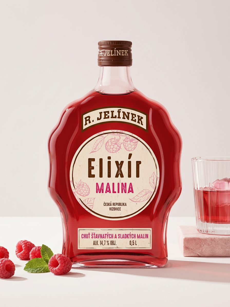 Elixír Malina 14,7% 0,5l