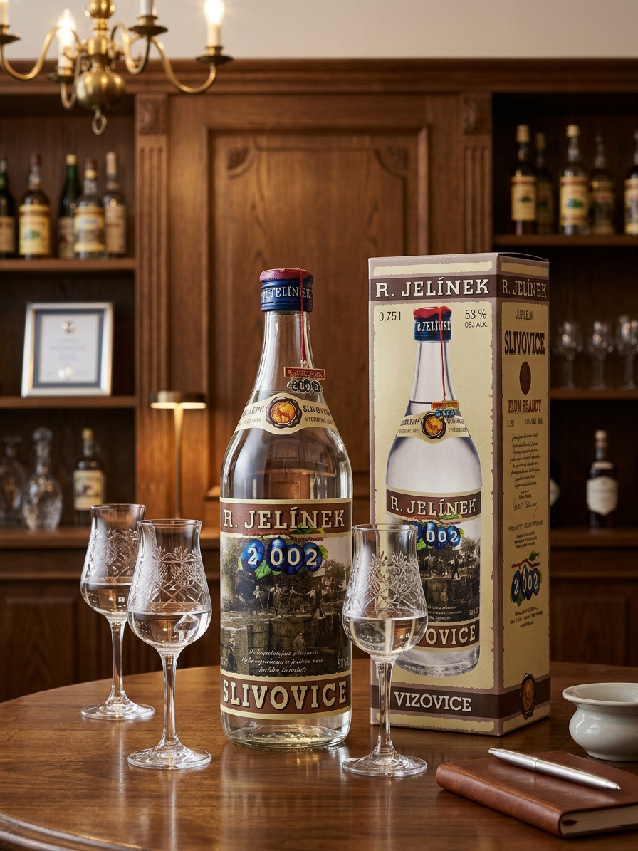 Jubilejní slivovice 2002 53% 0,75l