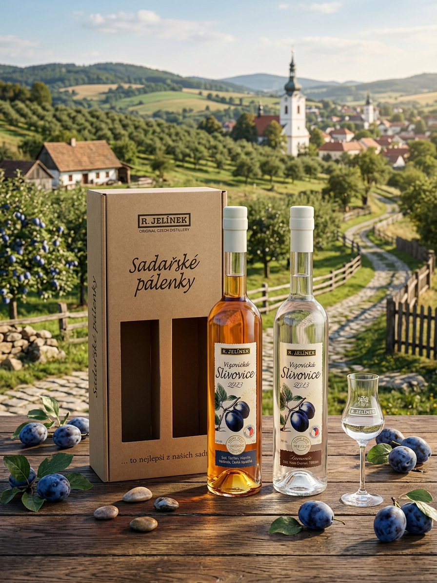 Dárkové balení Vizovické slivovice 2023