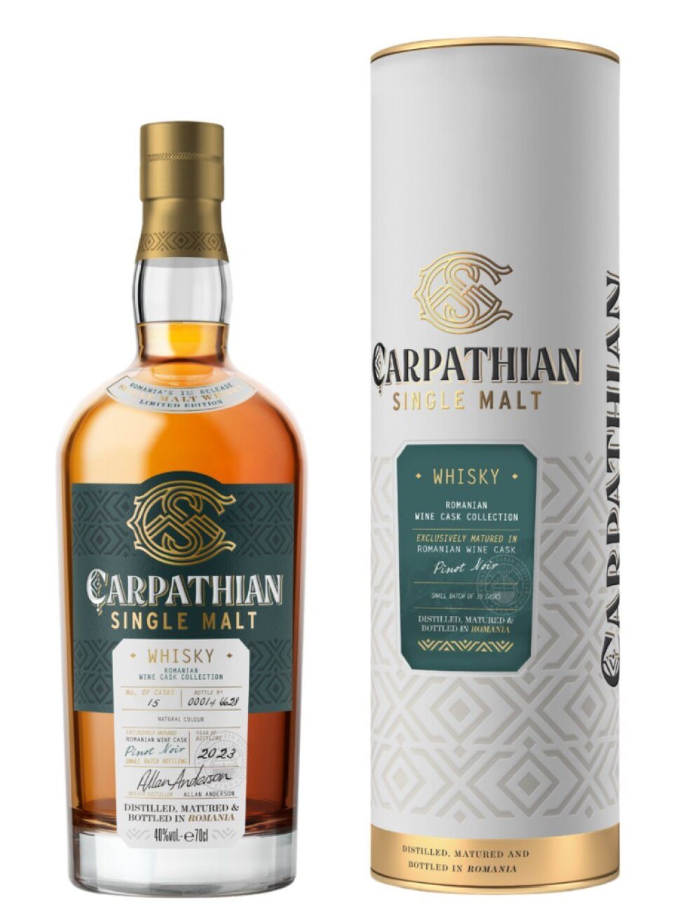 CARPATHIAN Single Malt Pinot Noir Cask 40% 0,7l