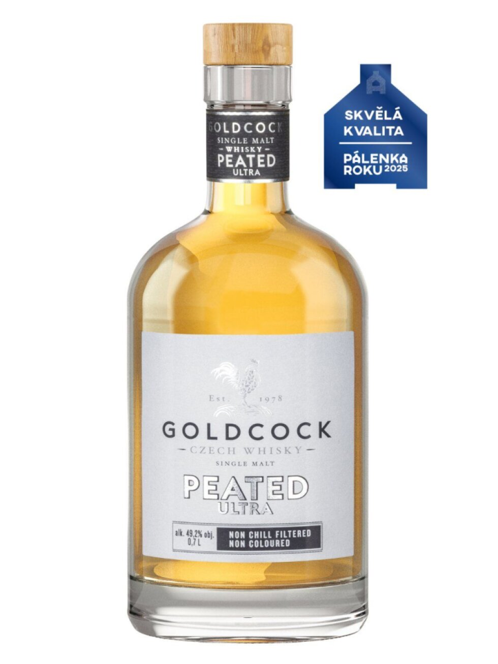 GOLDCOCK Ultra Peated Single Malt 49,2% 0,7l