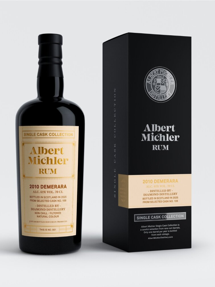 Albert Michler Single Cask Demerara 2010 61% 0,7l